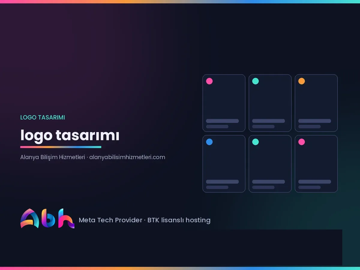 Alanya Bilişim Hizmetleri logo tasarımı - Profesyonel ve özgün marka kimliği yaratma çözümleri sunan Alanya Bilişim Hizmetleri'nin logosu.