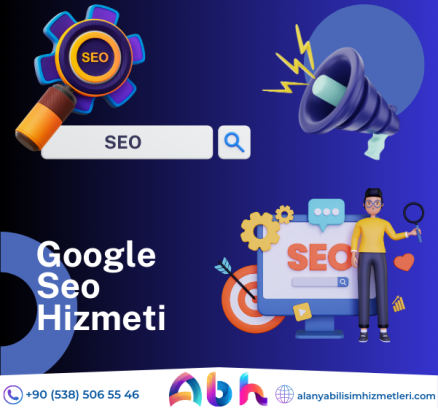 Alanya Bilişim Hizmetleri Google SEO hizmeti - Web sitenizin arama motorlarında görünürlüğünü ve sıralamasını artırmak için uzmanlık gerektiren Alanya Bilişim Hizmetleri'nin SEO çözümleri.